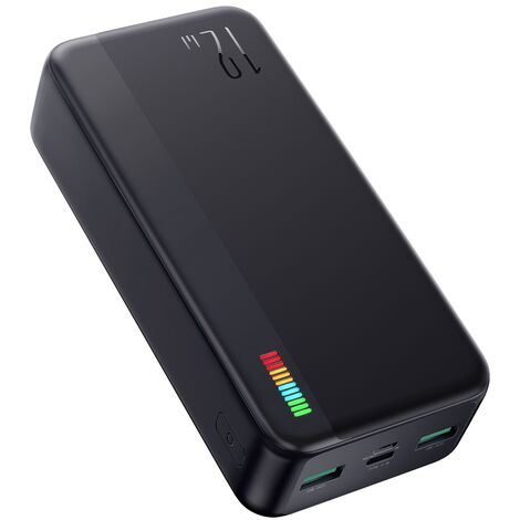 Joyroom Powerbank 30000mAh Dazzling Series 12W zwei USB-Ausgangsports Schwarz (JR-T018)