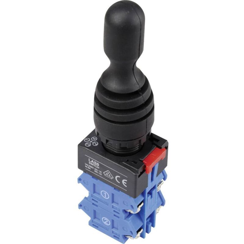 Tru Components - Joystick 1303044 250 v/ac levier droit raccord à vis IP67 1 pc(s)