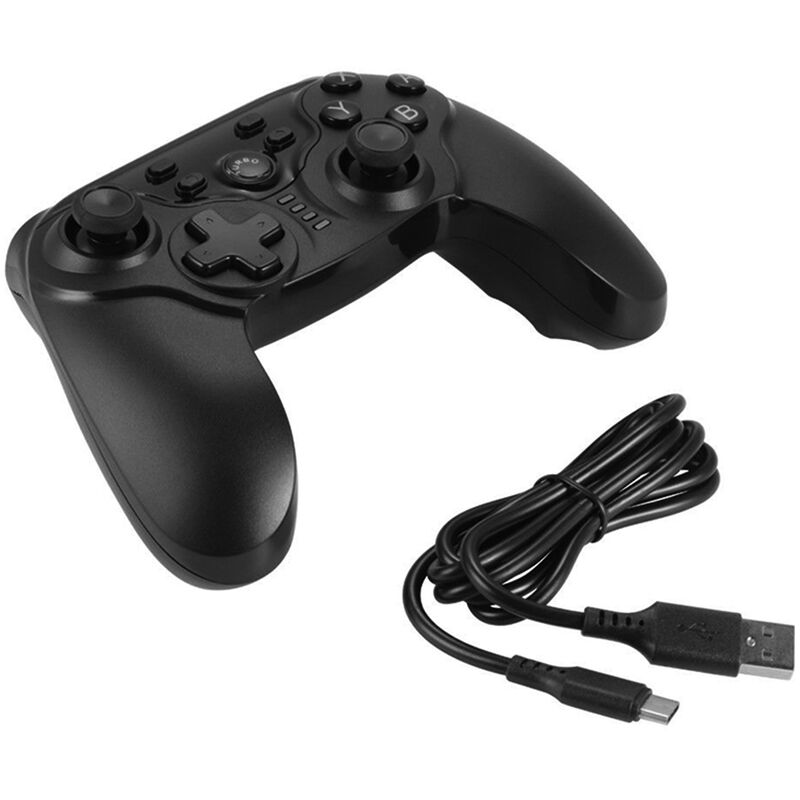 

Joystick inalambrico BT Gamepad con doble motor Vibration Pro Gaming Controller para interruptor con funcion de captura de pantalla