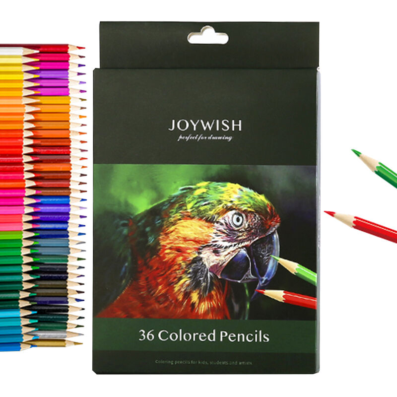 

JOYWISH 12/18/24/36/48/72 lapices de colores Juego de lapices de colores para arte al oleo profesional para estudiantes, ninos y adultos, artistas