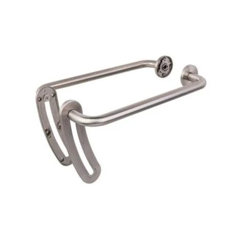 JPM – Poignée sur rosace J-RoX modèle 62 double en acier inoxydable AISI 304 – Pour portes de 38 à 55 mm d'épaisseur – Usage fréquent grade 4
