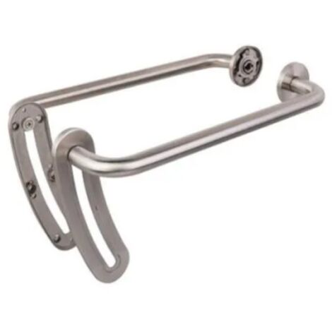JPM – Poignée sur rosace J-RoX modèle 62 double en acier inoxydable AISI 304 – Pour portes de 38 à 55 mm d'épaisseur – Usage fréquent grade 4