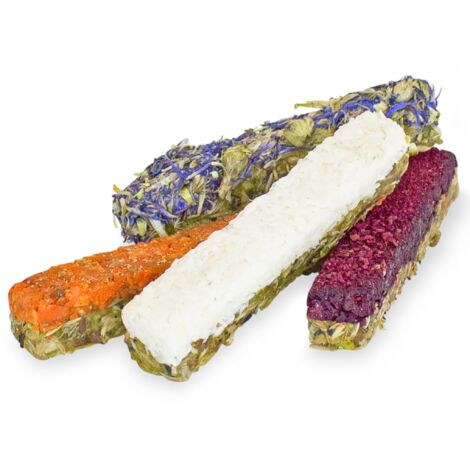 JR FARM Grainless Deluxe Sticks Deluxe - Grainless Deluxe Sticks con cocco, barbabietola, carota e fiordaliso per tutti i pappagalli