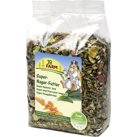 JR Farm Nagerfutter Super 1 kg Futtertrog & Kleintierfutter