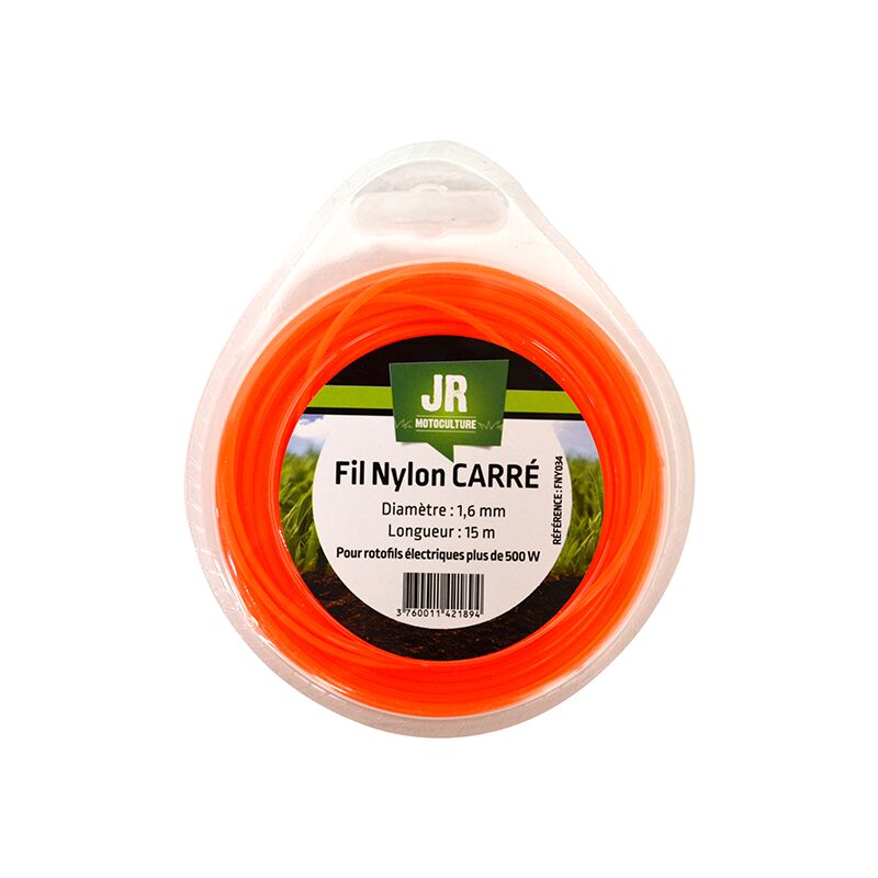JR Fil nylon 1.6 mm - Carré FNY034