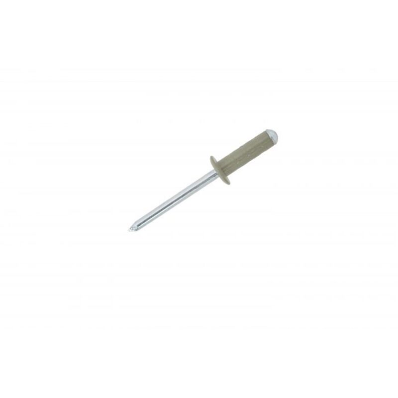 JRP Riveting Products 4.8 x 15mm Dome Head Rivets - Box of 500 in Grey