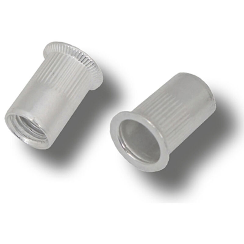 JRP Riveting Products M12 x 24.0 Aluminium Rivet Nuts in Silver