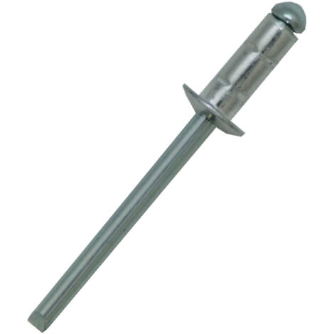 Jrp Riveting Products 4.0 x 12.5mm Steel Dome Head Rivets - Box of 500