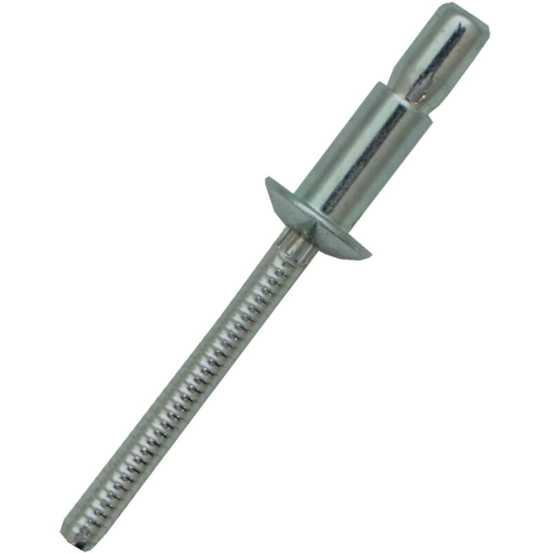 Jrp Riveting Products 4.8 x 10.5mm Steel Dome Head Rivets - Box Of 250