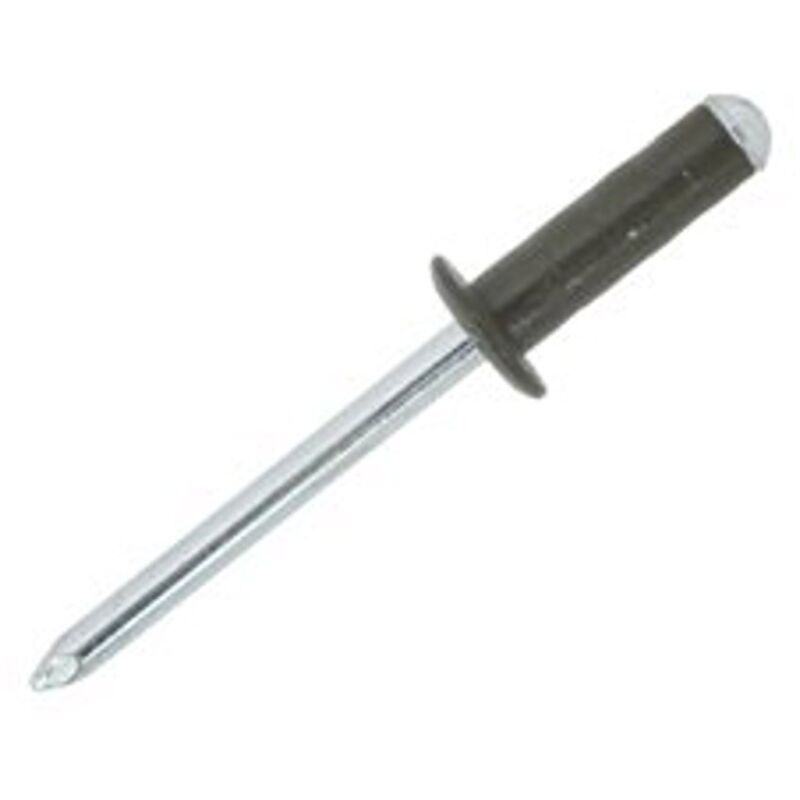 JRP Riveting Products Dome Head Rivets - Olive Green - Box of 500