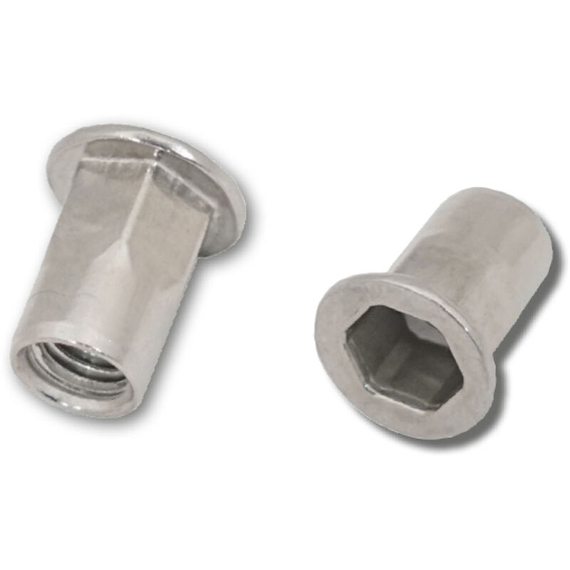 Jrp Riveting Products M10 x 21.0 A2 Rivet Nuts - Box of 250