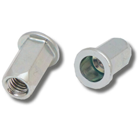 Jrp Riveting Products M8 X 18.0 Steel Rivet Nuts