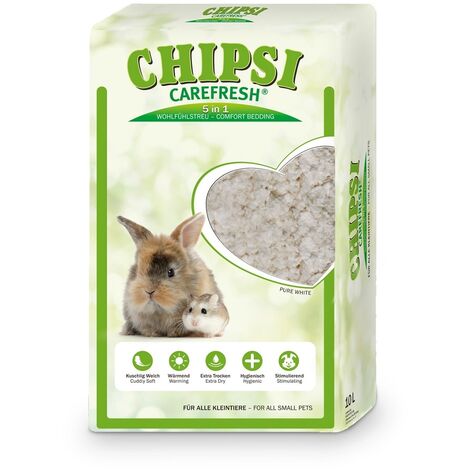 JRS Chipsi Carefresh rein wei¤es Haustier Cellulosebett, 10 l