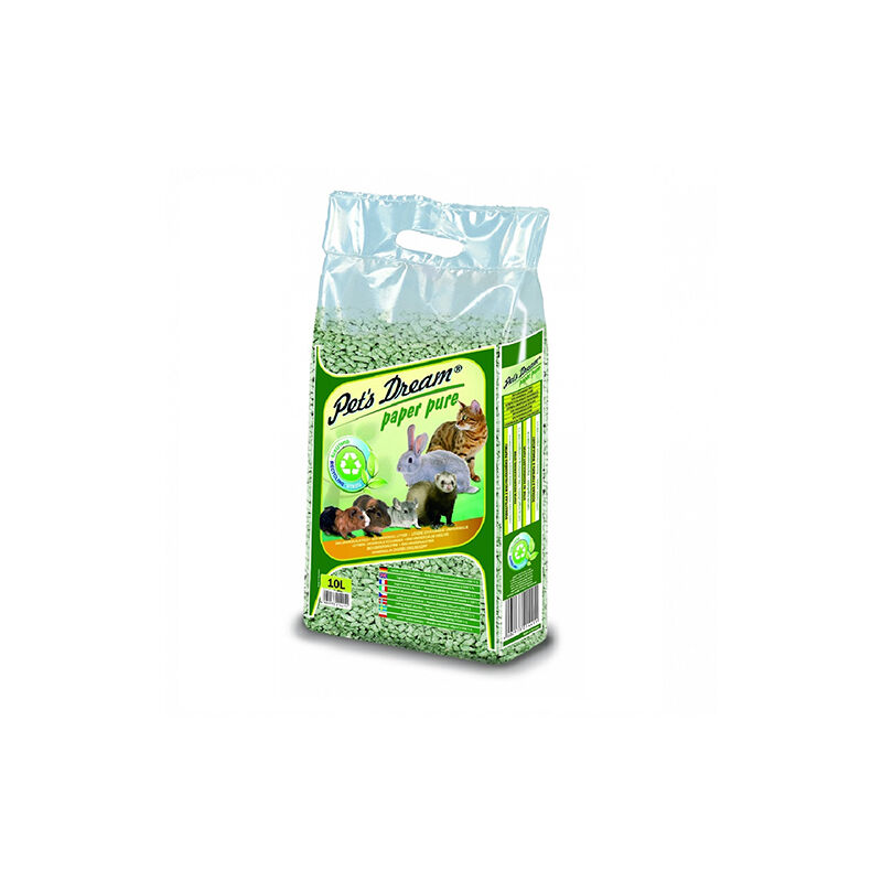 

Pet's Dream Paper Pure Lecho de Papel para Mascotas, 10 L - JRS