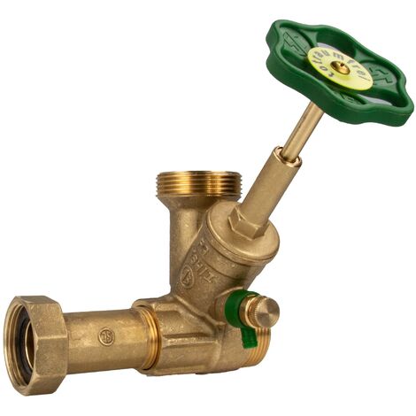 JS Abzweig-T-Freistromventil Rp 1 1/4 (DN 25), mit steigender Spindel, Typ 7500 DVGW