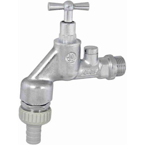 JS AUSLAUFVENTIL AIR-TEC,MIT RB,  RV,SV,KNEBEL-OT,1/2",MATT CR,DVGW