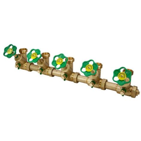 JS DISTRIBUTEUR ATV, ROBINET DE REPARTITION, SPINDEL DE MONTÉE, 5-VOIES, DN25, ENTRÉE 1", SORTIE 1 1/4"