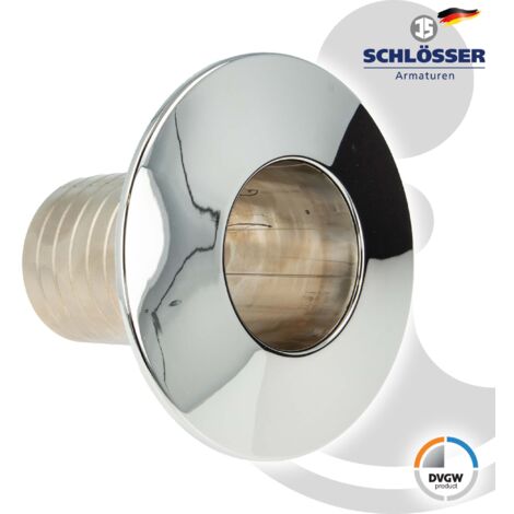 JS Kombirosette zu UP-Wasserzähler-Messkapseln EAS, verchromt