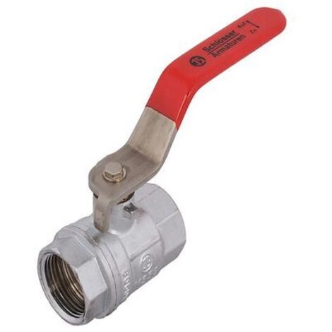 JS KUGELHAHN, LOURD, DN50, 2"    BL 105MM,ROUGE ÉLÉGANT,CHROME MAT
