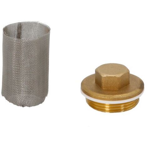 JS PARTIE SUPÉRIEURE FILTRE À POUSSIÈRE, TAMIS FIN, DN32, 1 1/4", LAITON