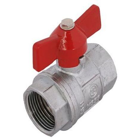 JS ROBINET BOLA, PESANT, DN15, 1/2" BL 50MM, ROTULE GRIS, CHROM MAT
