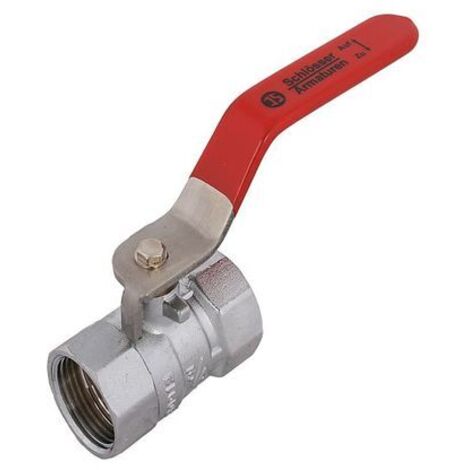 JS ROBINET BOLA, PESANT, ROUGE FONCÉ, DG, DN40 1 1/2, 79MM, ÉLÉGANT ROUGE, CHROME MAT