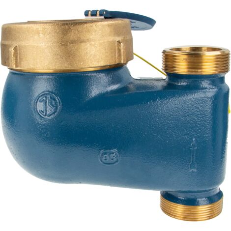 JS Steigrohr Hauswasserzähler MNRS 1 1/2 Zoll DN 40  Q3=16, R80,  Baulänge 150 mm