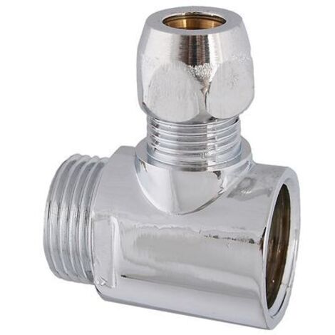 JS T-PIÈCE AVEC 1 VERNISSEUR DE PRUNEAU, DN10, IGxAG 1/2", 3/8" x 10 mm, VERNISSEUR