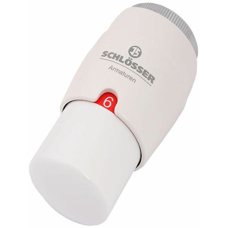JS Thermostatkopf Control 2, DN15, 1/2", Kopf weiß, Sockel weiß 0049800020001 - 4980