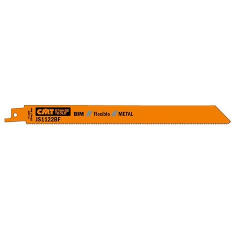 JS1122BF-5 5 LAMES DE SCIES SABRES EN BIMeTAL POUR MeTAUX 225X1,8X14TPI