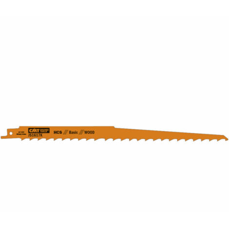 JS1617K-5 5 LAMES DE SCIES SABRES EN HCS POUR BOIS 300X8,5X3TPI