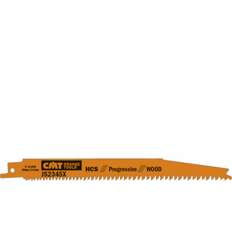 JS2345X-5 5 HCS HOLZSÄGEBLÄTTER 200x2.4-4x6-10TPI SEITENGESCHRÄGT/GESCHLIFFEN