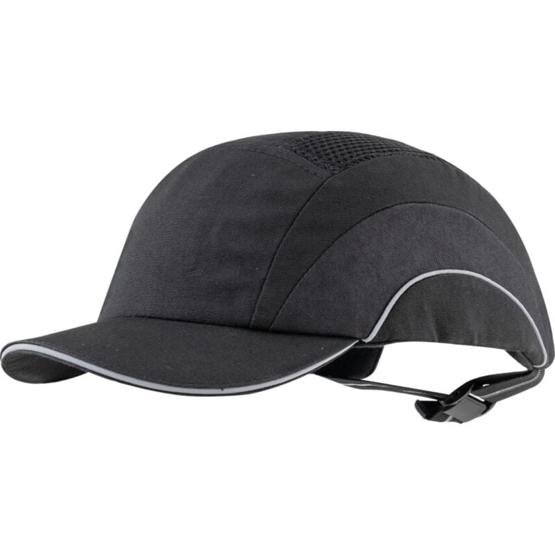 JSP ABS000-001-100 Black Short Peaked Hard Cap