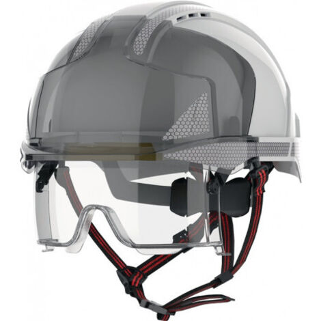 JSP Casques de chantier EVO VISTAlens Dualswitch, Couleur: WHITE