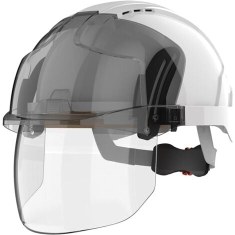 JSP Schutzhelm EVO VISTAshield mit Visier weiß