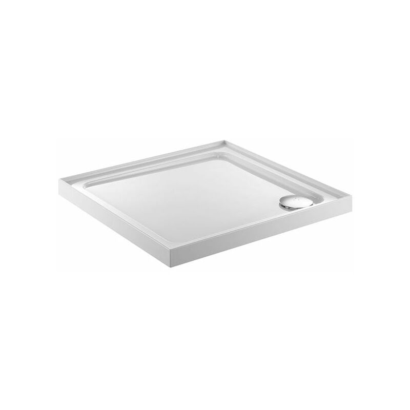 Jt Fusion Square Shower Tray with Waste 760mm x 760mm 4 Upstand - Just Trays