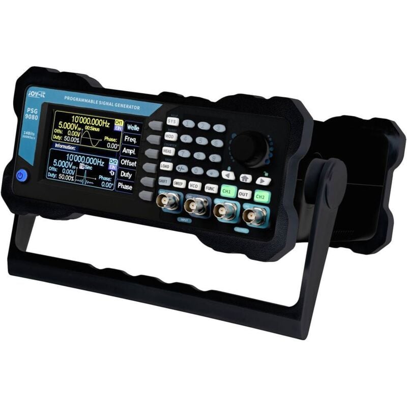 JT-PSG9080-B Générateur de signaux Joy-it 0 MHz - 80 Hz 2 canaux Triangulaire, Courbe de Lorenz, Impulsion, Bruit, Rect