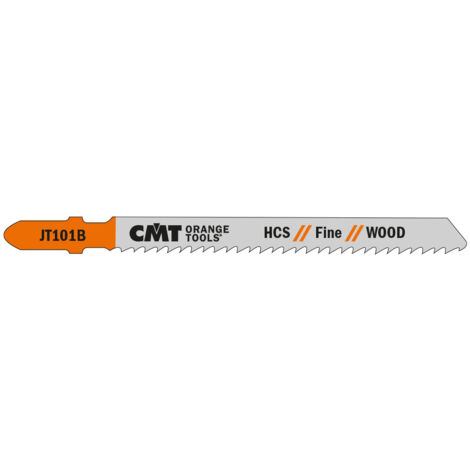 JT101B-5 5 HCS-Holzsägeblätter 100 x 2,7 x 10 TPI (Gerade/Dünn)
