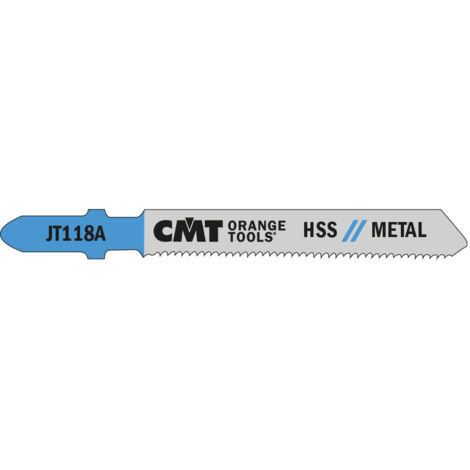 JT118A-5 5 HSS-Bügelsägeblätter 76 x 1,1-1,5 x 21 TPI (Gerade/Fein)