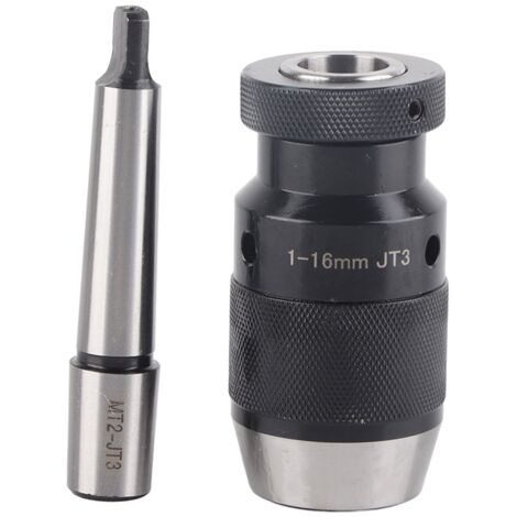JT3 Pro 1-16mm Schnellspannbohrfutter mit MT2-Zylinderschaft für CNC-Maschinen