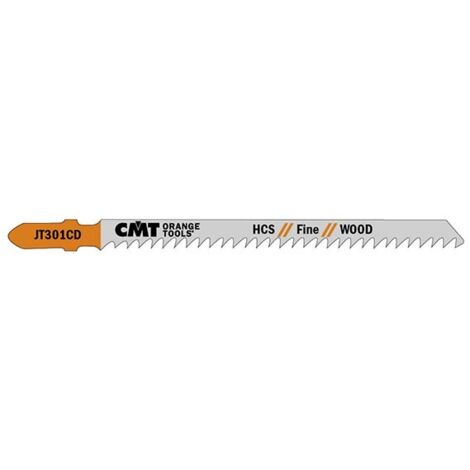 JT301CD-5 5 HOJAS DE SIERRA DE CALAR DE HSS PARA MADERA RECTA Y FINA 116X3X8TPI