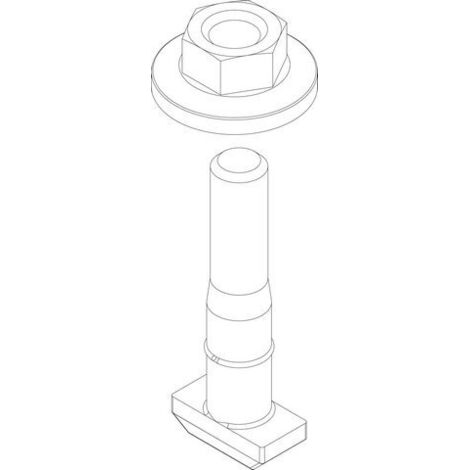 JU/BOSCH Ersatzteil TTNR: 87186655890 Schraube Hammer