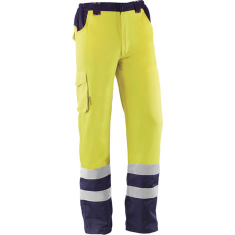 Juba Dover HV748BC Pantalon Alta Visibilidadr Bicolor Amarillo alta visibilidadMM Amarillo alta visibilidad