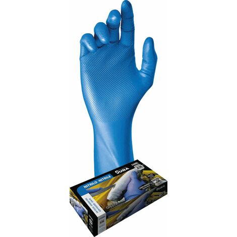 Juba Grippaz 590BL Guantes de nitrilo 50 unidades 8 M508 M 50