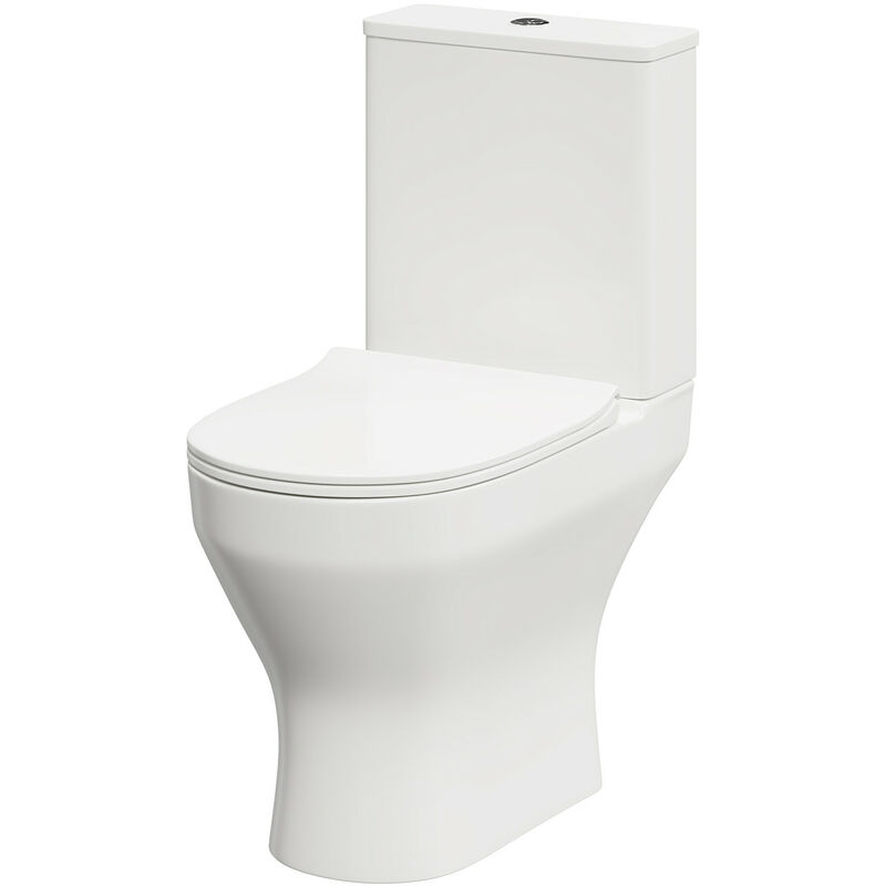 Jubilee Short Projection Close Coupled Toilet with Soft Close Toilet Seat