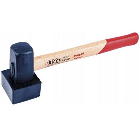 JUCO Steinmetzhammer mit Gummigriff 1,5 kg
