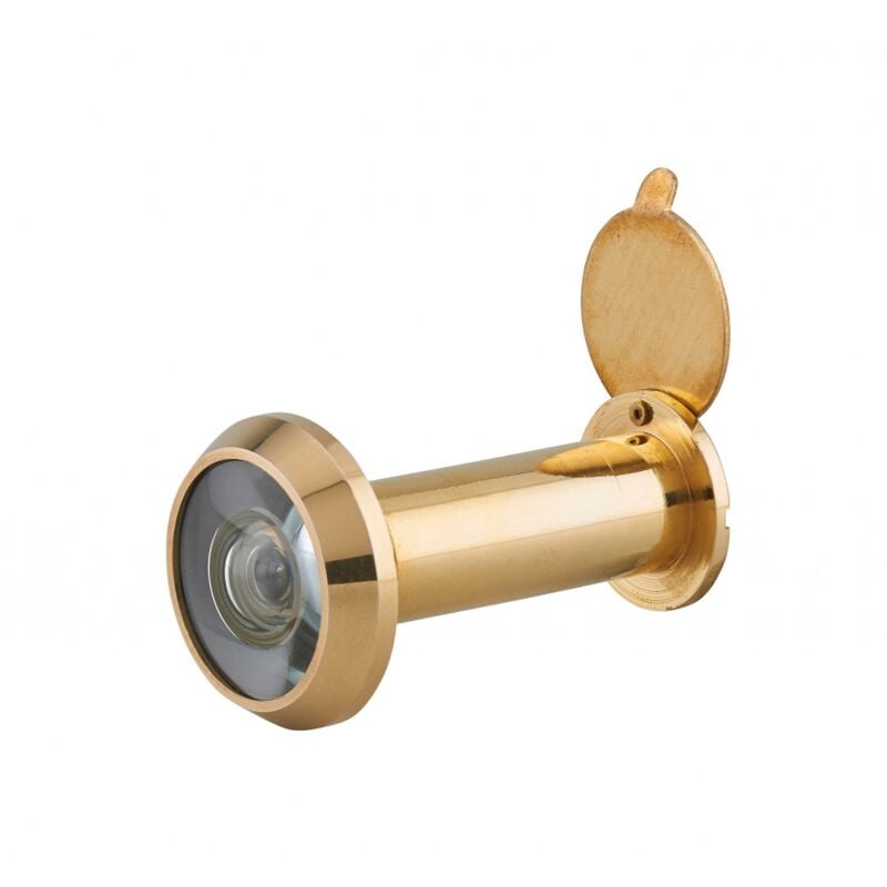 Judas 160°, laiton poli, coupe-feu 40mm