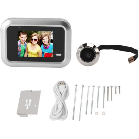 Judas électronique, caméra, sonnette, grand Angle, surveillance sonore HD, visionneuse numérique automatique pour la maison