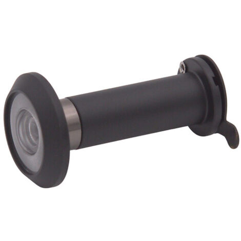 Judas optique NL 160° pour porte standard - Ø 12 mm - épaisseur porte 37 à 62 mm - finition noir mat