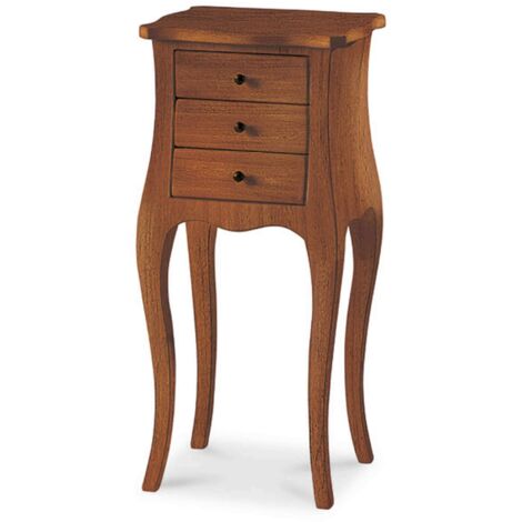 JUDD - mobile portatelefono in legno massello cm 34 x 31 x 72 h